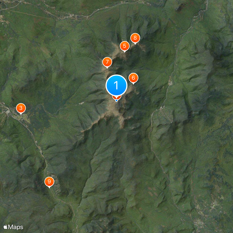 Presidential Range Map