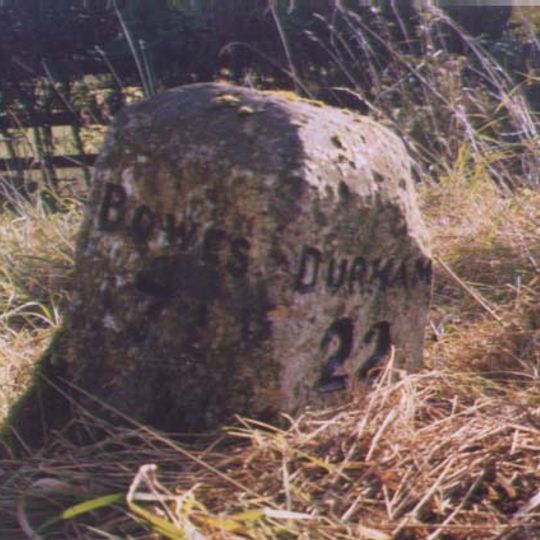 Milestone Approximately 150 Metres West Of Streatlam Castle South Lodges