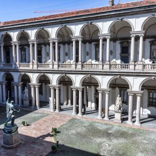 Honorary courtyard of the Palazzo di Brera