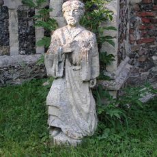 Former Tower Finial, 22 Cm South West Of South West Nave Buttress Of Church Of St Peter And St Paul