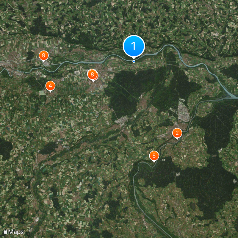 Altötting county Map