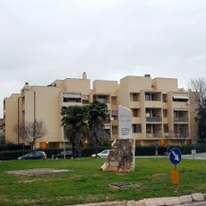 Memorial stone to the partisans of the Maremma
