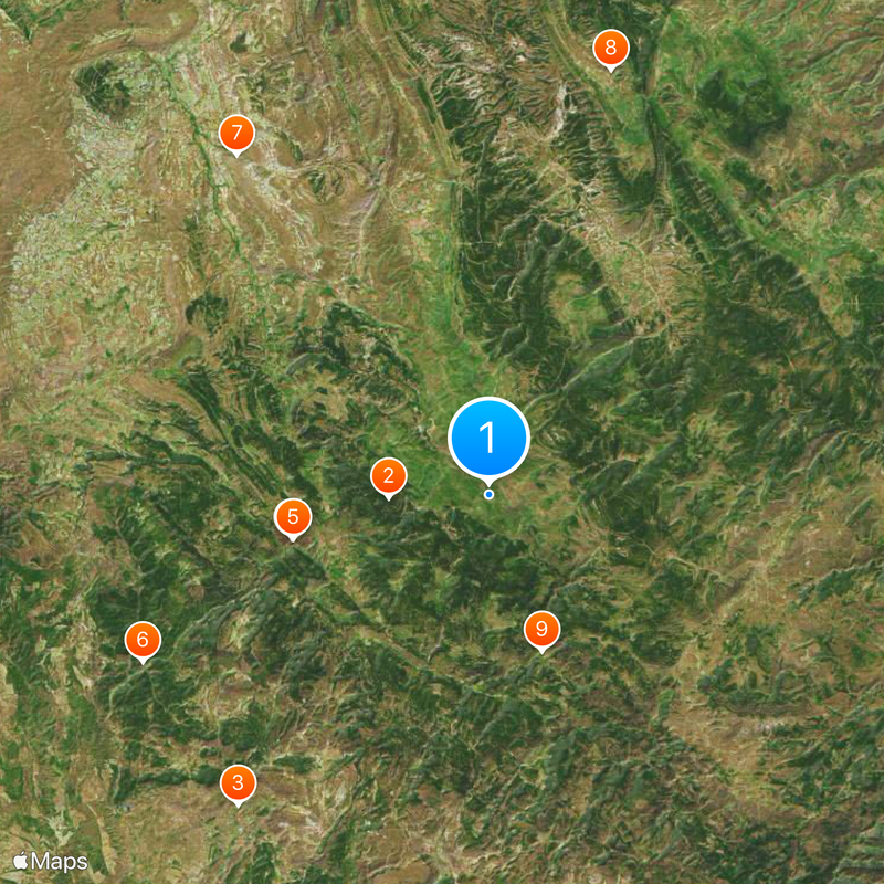 Valdelinares Map