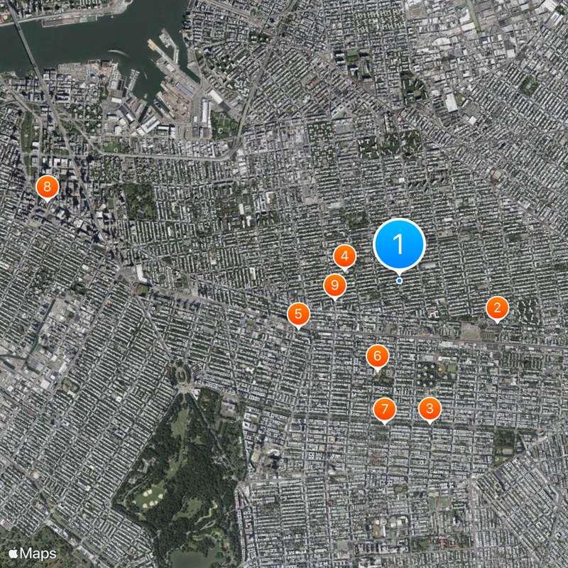 Bedford–Stuyvesant Map