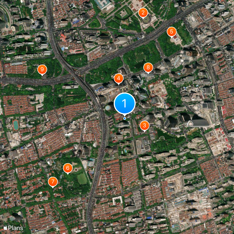 Shanghai French Concession Map