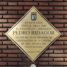 Commemorative plaque to Pedro Bigador