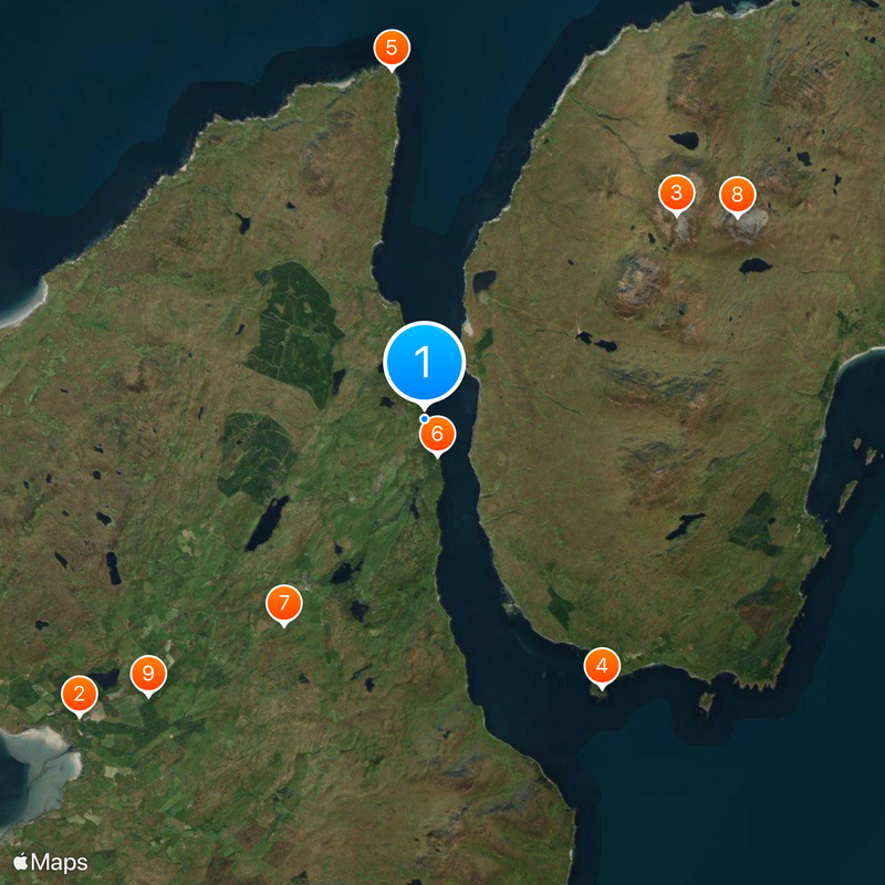 Caol Ila Distillery Map