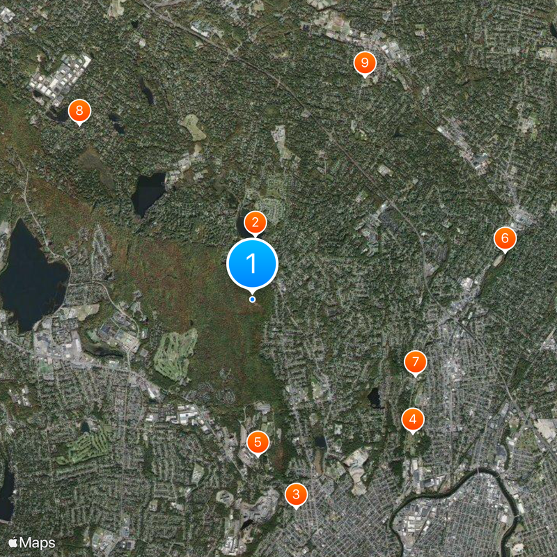 Watchung Mountains Map