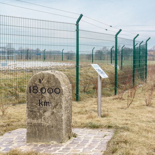 Kilometerstein Grethen