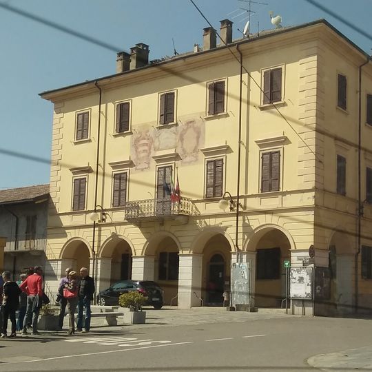 Town hall of Mandello Vitta