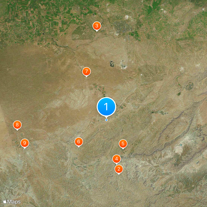 Ashalim power station Map