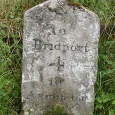 Milestone, West Charmouth; opp.  Valley View