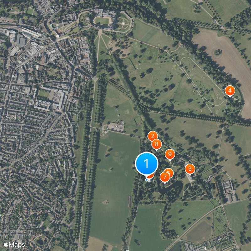 Royal Burial Ground Map