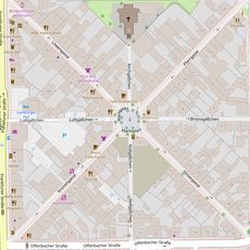 Straßengrundriss des Alten Ortes