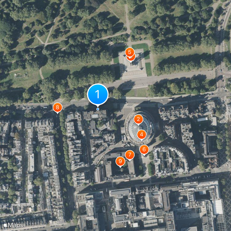 Royal College of Art Map