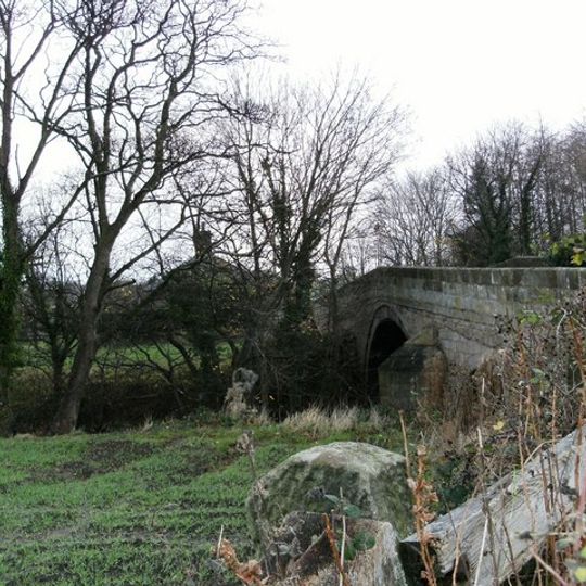 Leathley Bridge Over River Washburn
