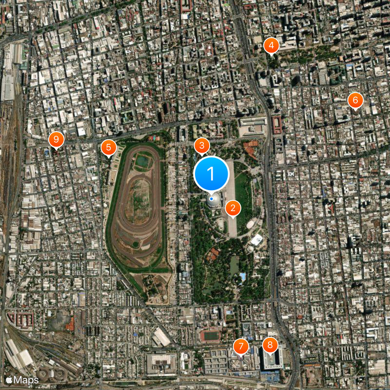 Movistar Arena Map