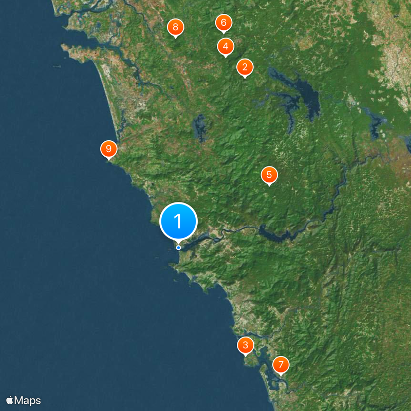 Kali River Map