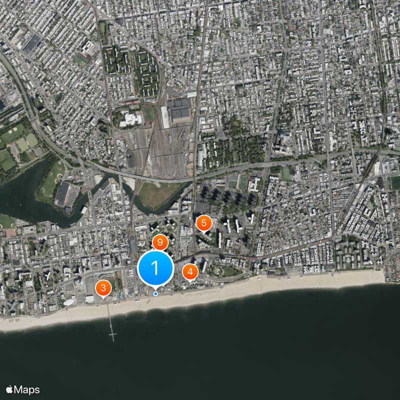 Riegelmann Boardwalk Map