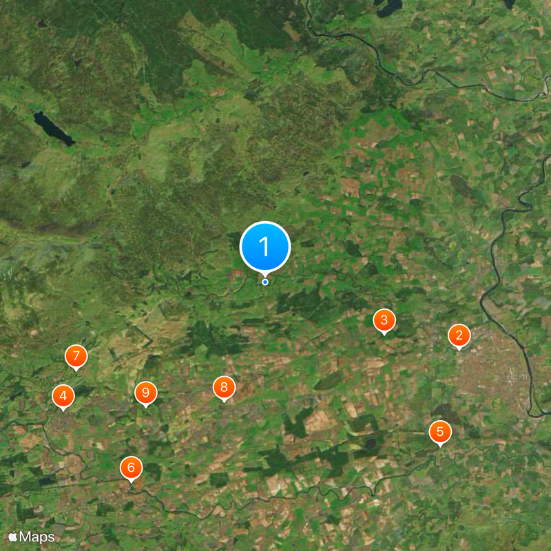 Glenalmond College Mappa