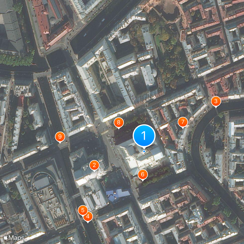 Saint Petersburg Conservatory Map