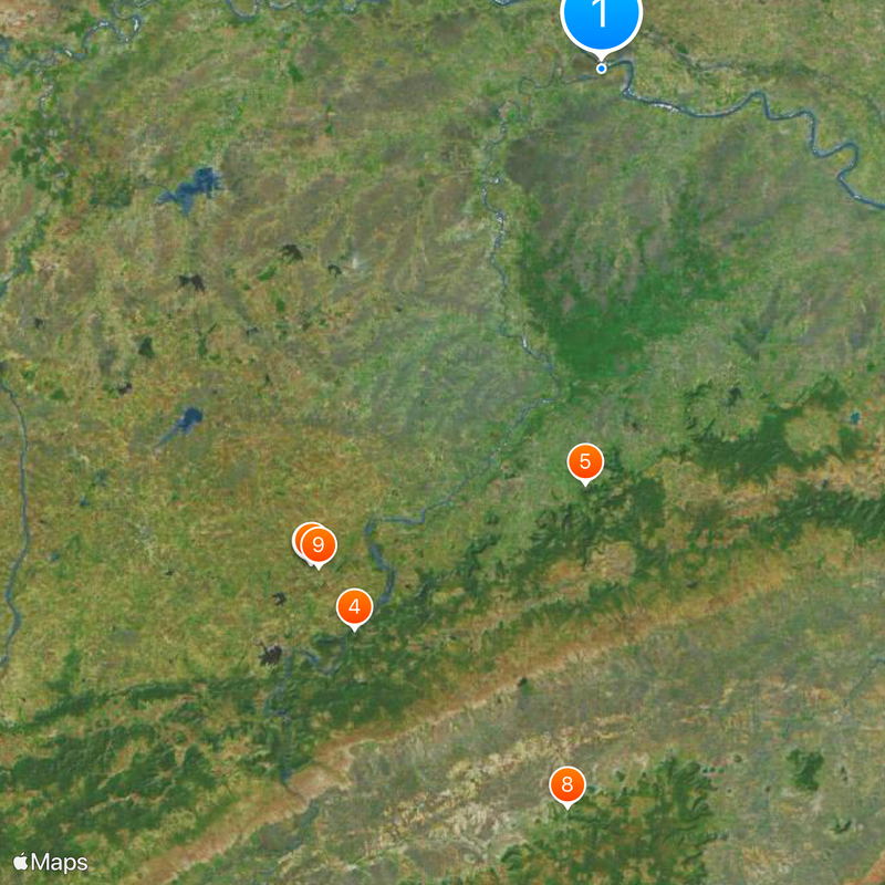 Ken River Map