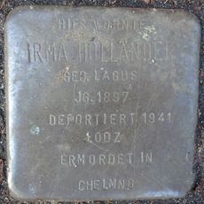 Stolperstein en memoria de Irma Holländer