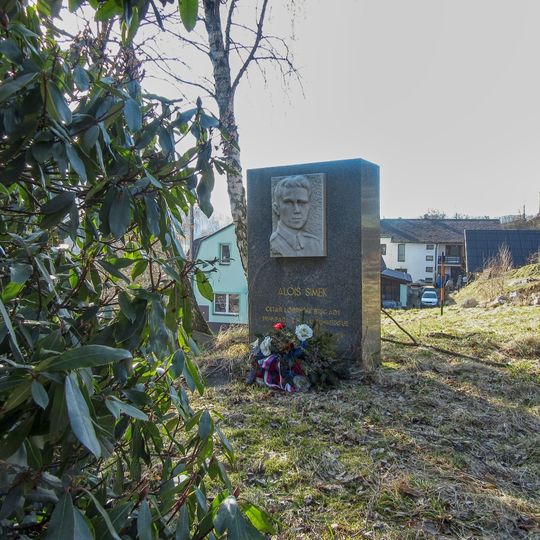 Pomník Aloise Šimka v Hrabenově