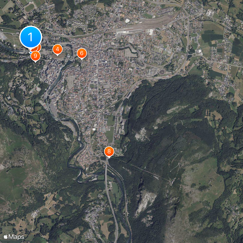 Massabielle Grotto Mapa