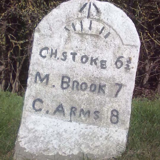 Milestone Approximately 1,000 Metres To North-East Of Lea Castle