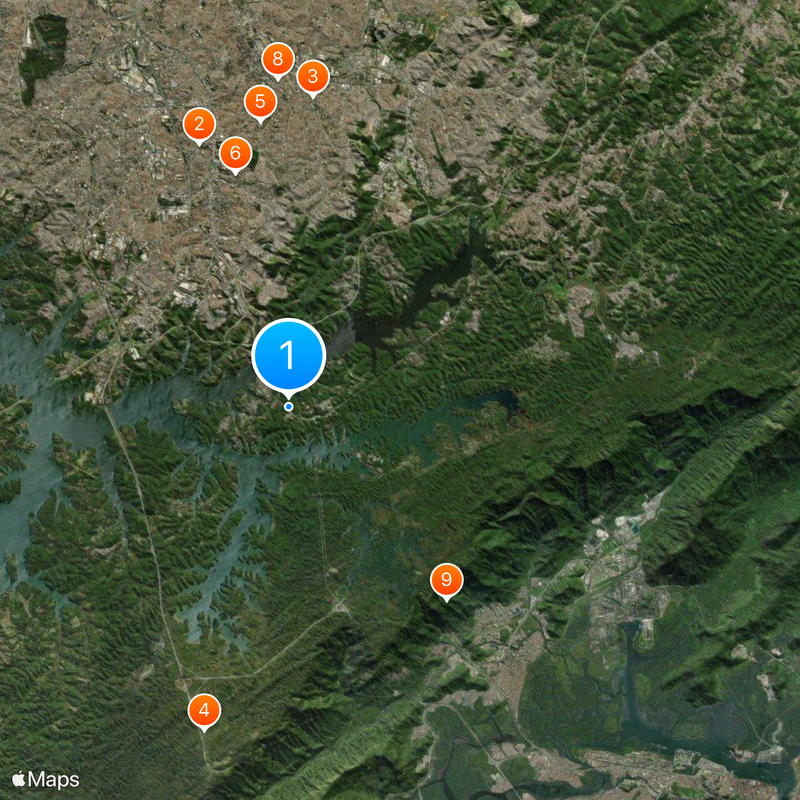 Rodovia Anchieta Map