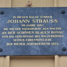 Gedenktafel für Johann Strauss Sohn