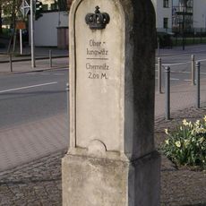 Postmeilenstein in Oberlungwitz