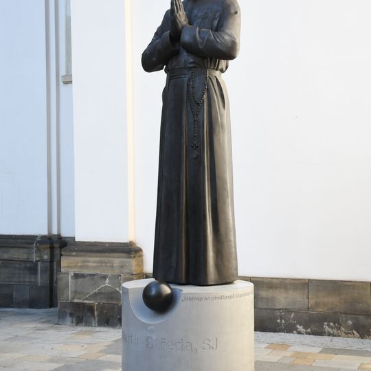 Statue of Martin Stredonius in Brno