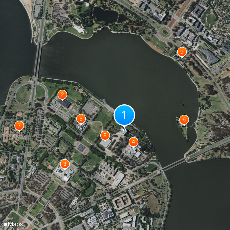 High Court of Australia Kaart