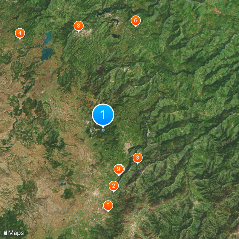 Zacatlán Municipality Map