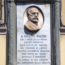 Lapide a Giuseppe Mazzini