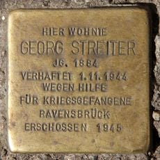 Stolperstein à la mémoire de Georg Streiter