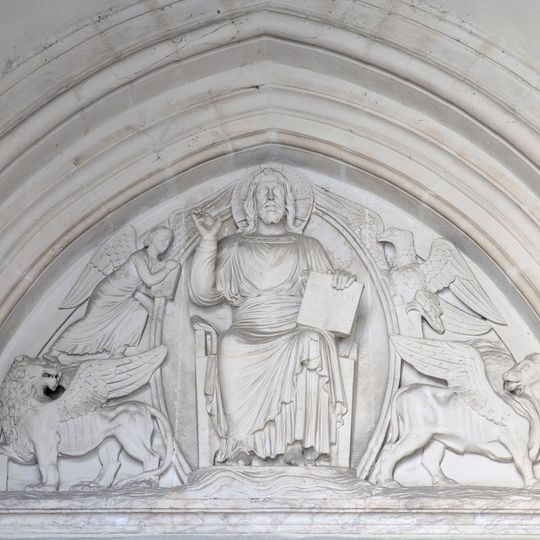 Christ en majesté entouré du Tétramorphe