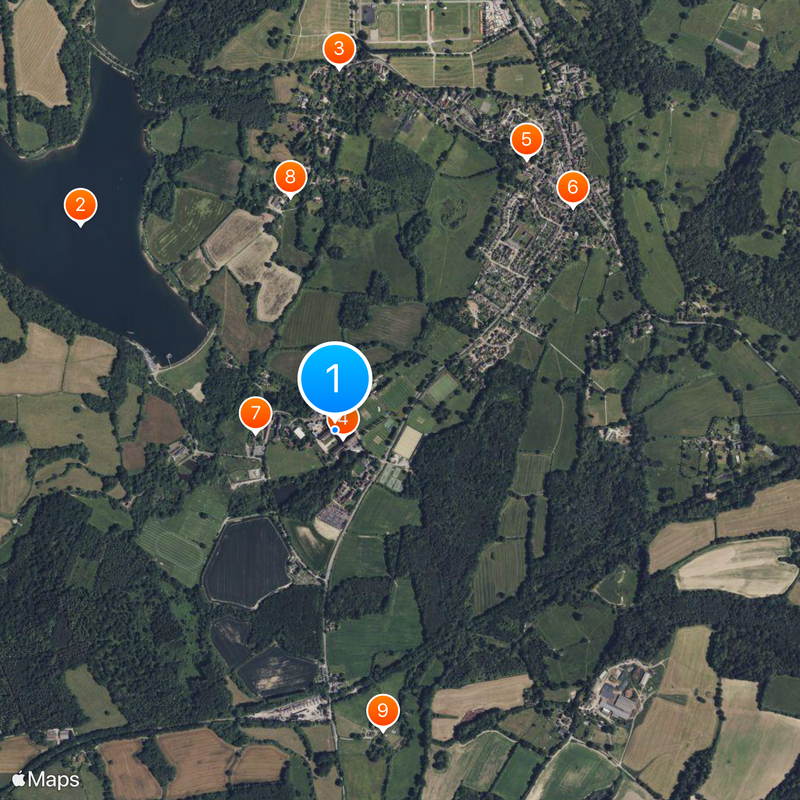 Ardingly College Map