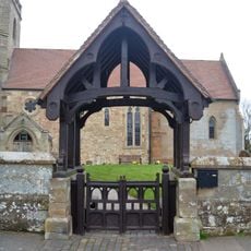 Churchyard Boundary Wall And Lychgate To South Of Church