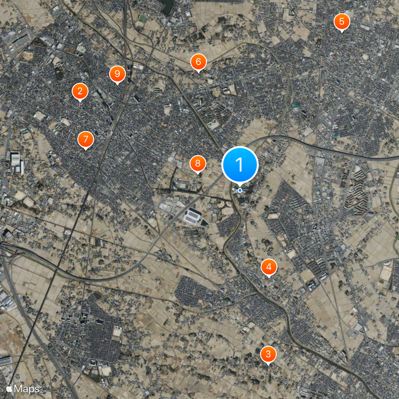Shohei Junior High and High School Map