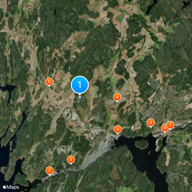 Prisão de Halden Mapa