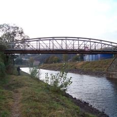 Old bridge to wastewater treatment plant at Císařský ostrov