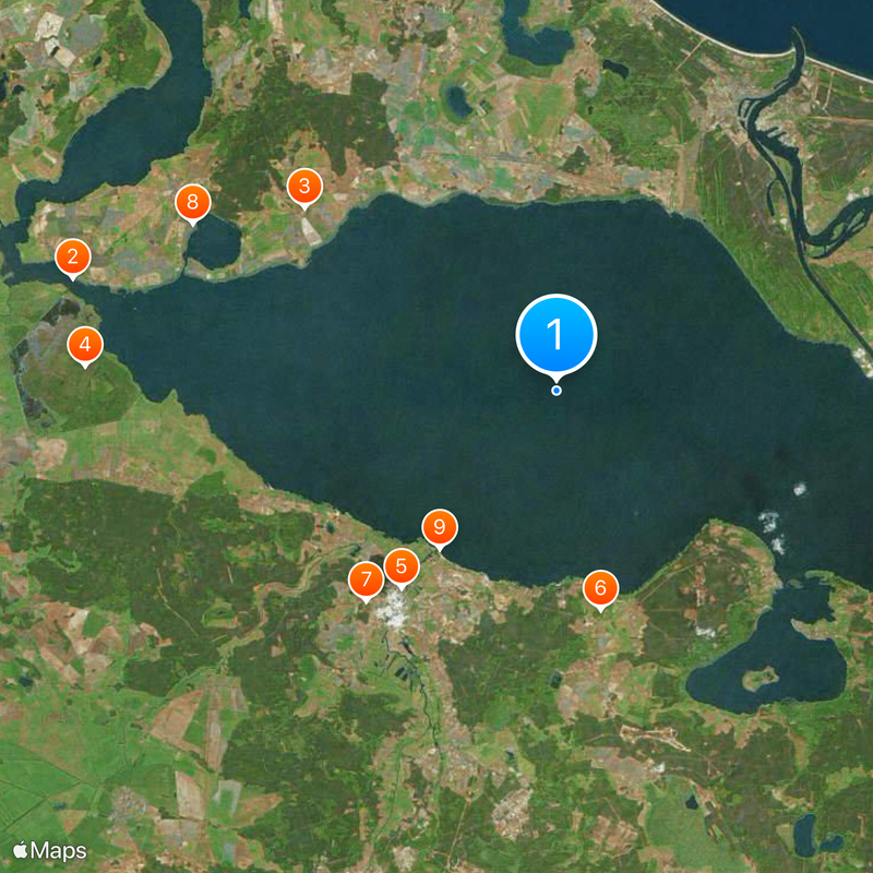 Szczecin Lagoon Map