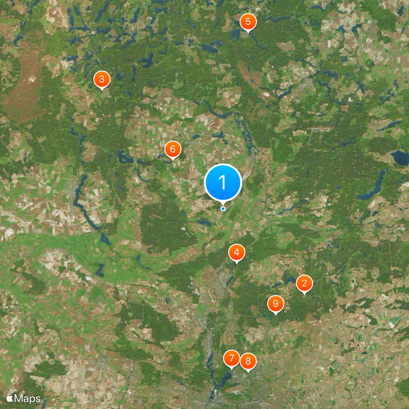 Powiat Oberhavel Mapa