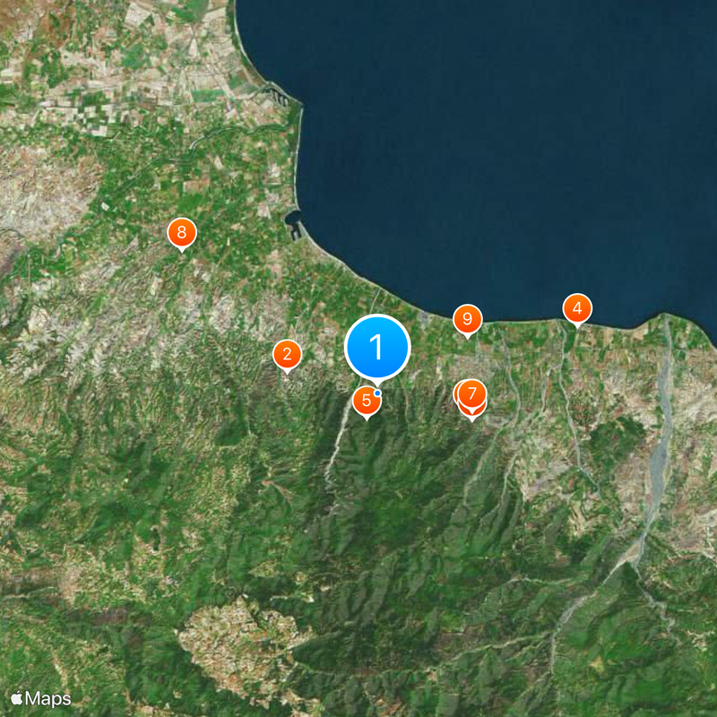 Corigliano-Rossano Mapa
