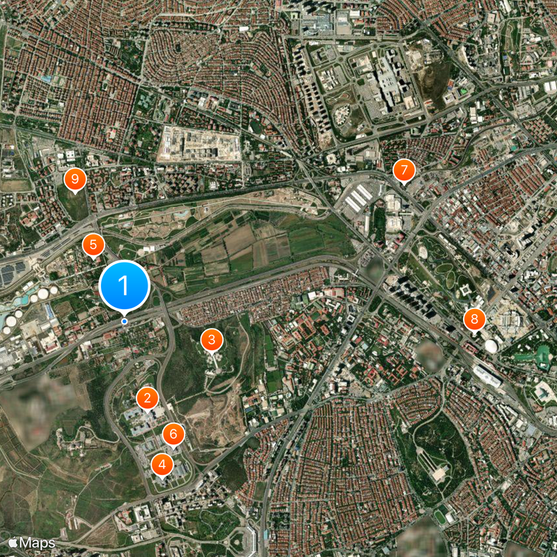 Atatürk Forest Farm and Zoo Map