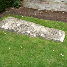 Coffin Lid At South Lawn, At Anglesey Abbey