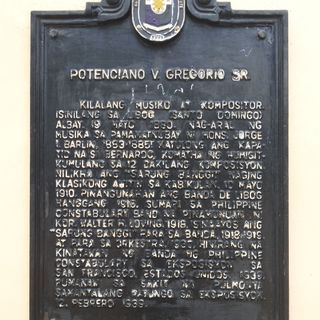 Potenciano Gregorio historical marker